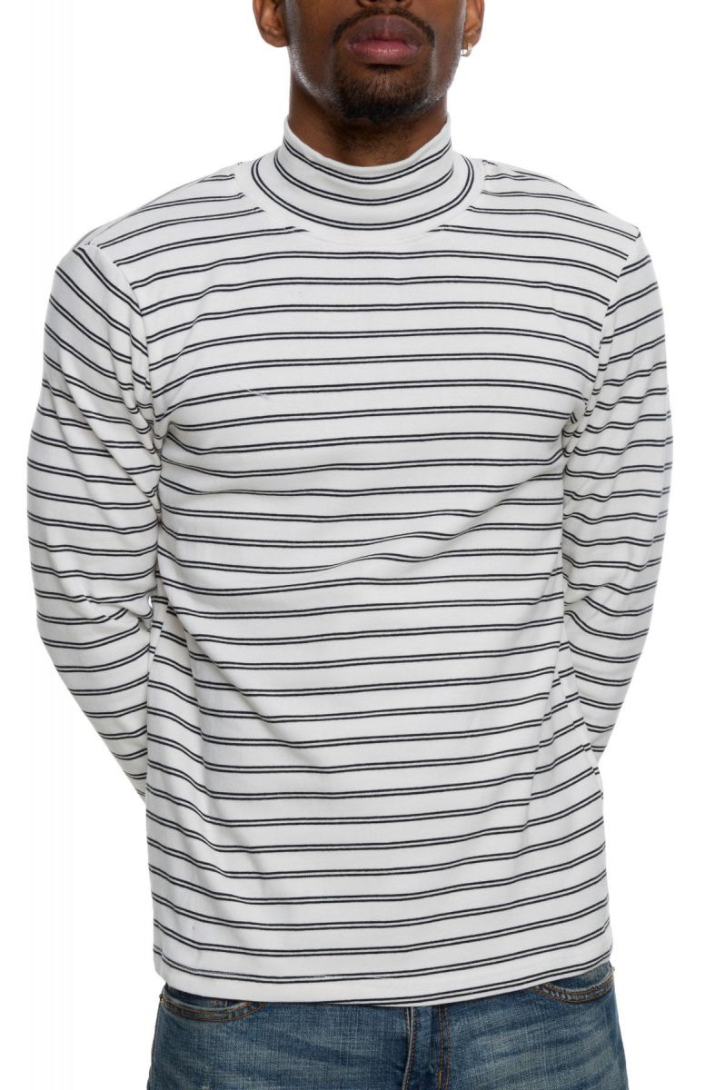 striped long sleeve turtle neck