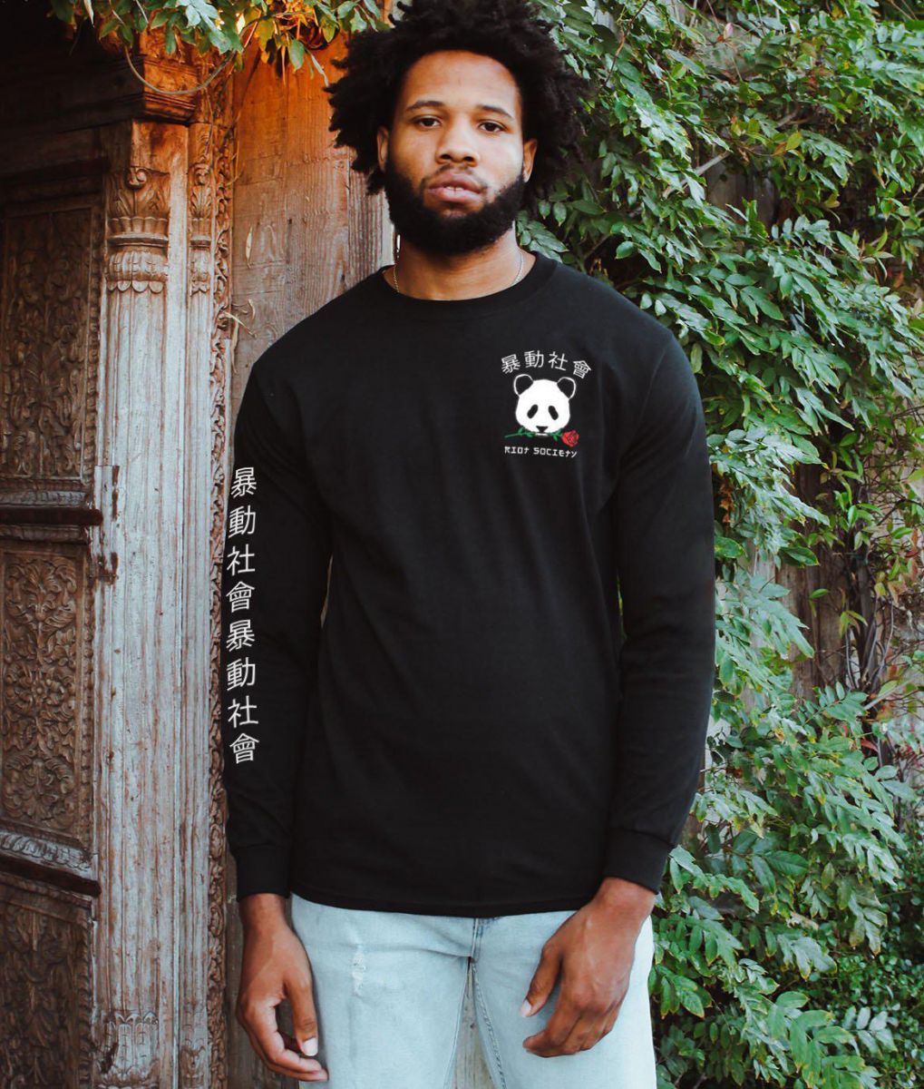 riot society panda long sleeve