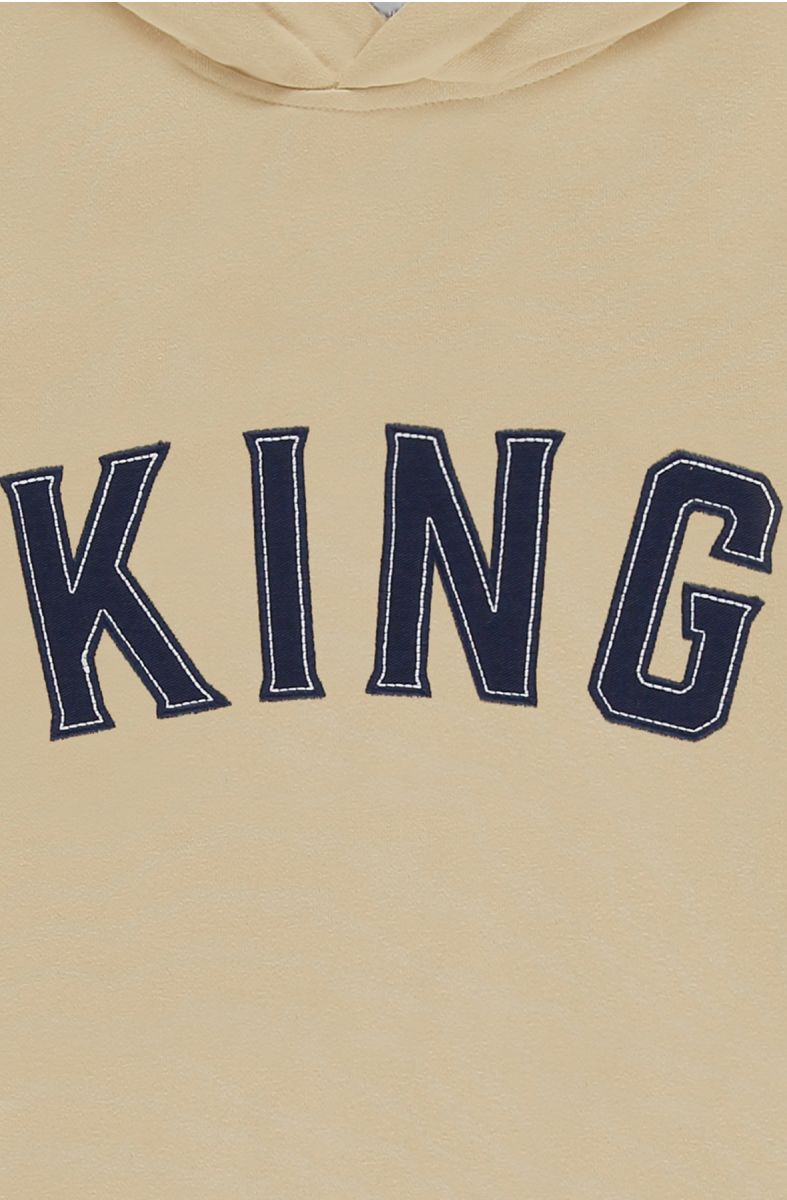 KING APPAREL Staple Tracksuit Hoodie Cream AW22STTTC Karmaloop