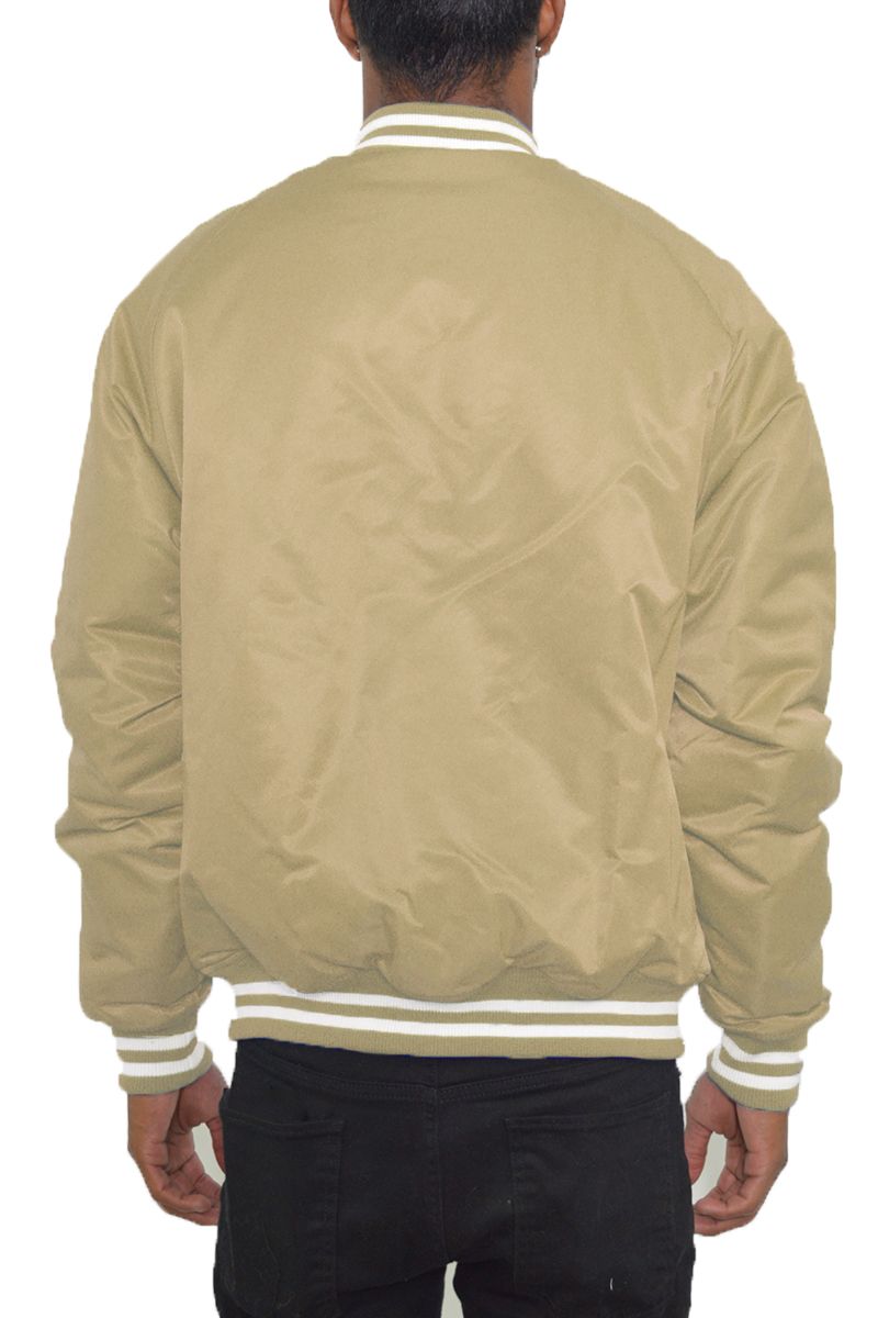 W _ (CREAM)The Varsity Block Windbreaker(6111003) main image 1