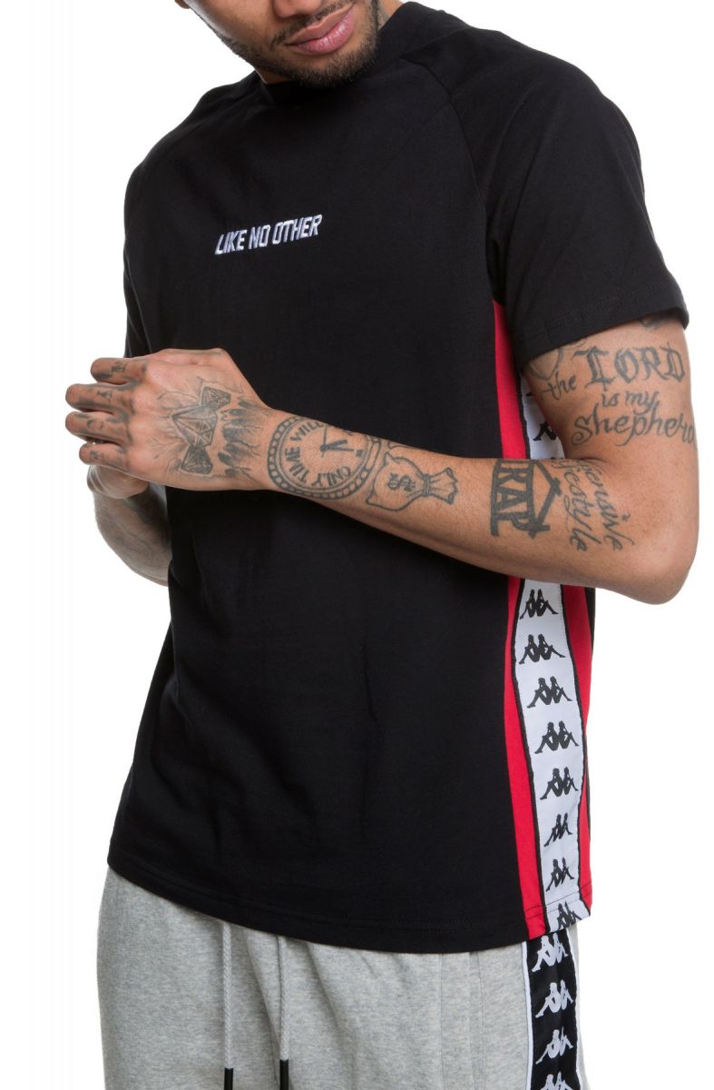 Kruipen Wijden Ik heb een contract gemaakt KAPPA Authentic Balmin T-Shirt in Black 304IBG0-902-BLK - Karmaloop