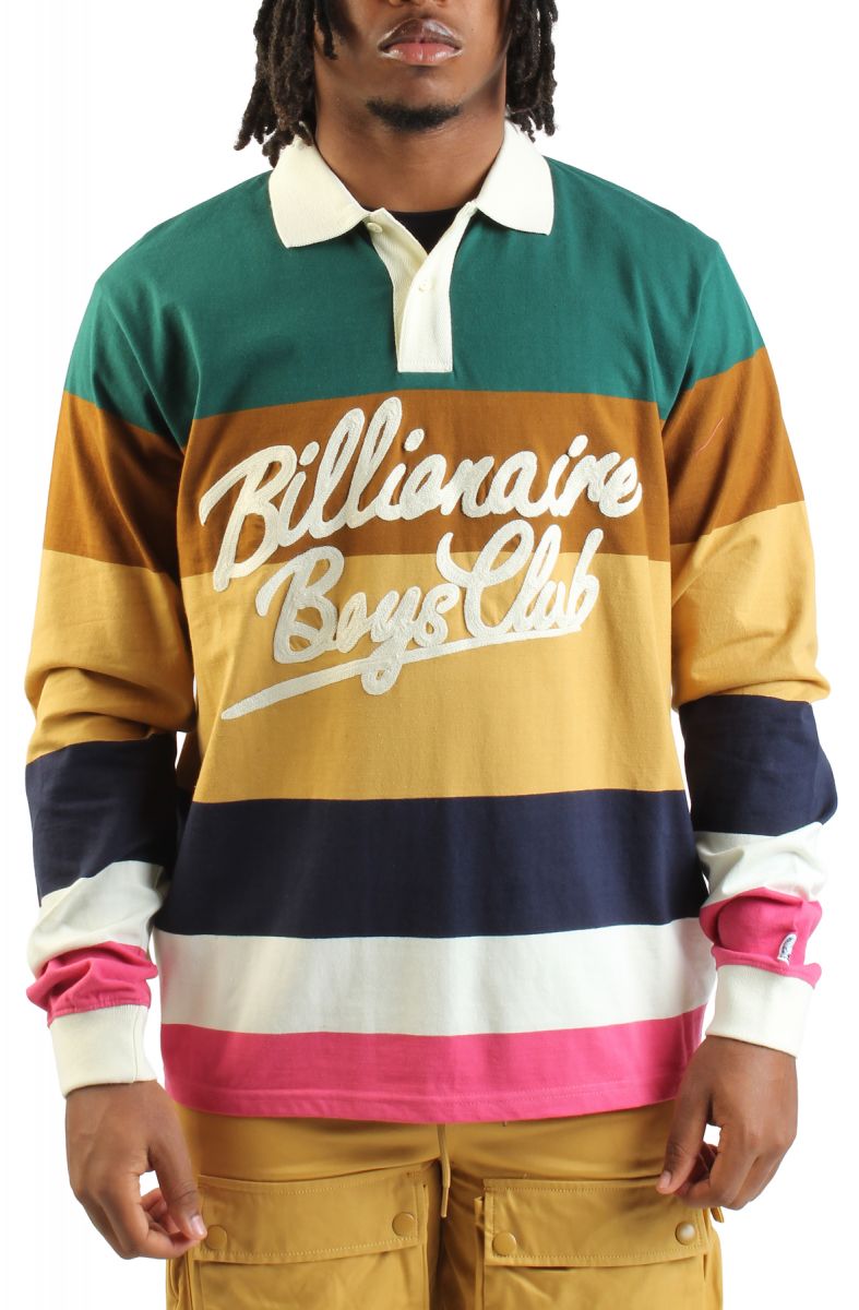 BILLIONAIRE BOYS CLUB Rugby Jersey Knit 851-8308-FRST - Karmaloop
