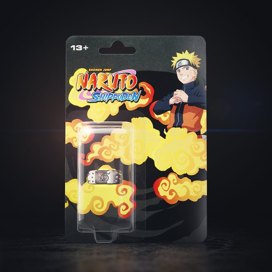 MISTER Naruto™ Hidden Leaf Village Headband Ring MSTR-283D82