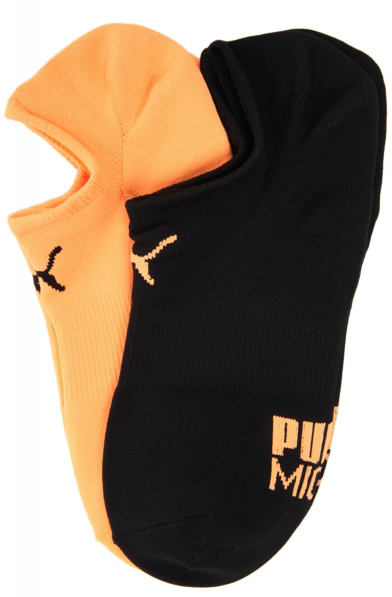 orange puma socks