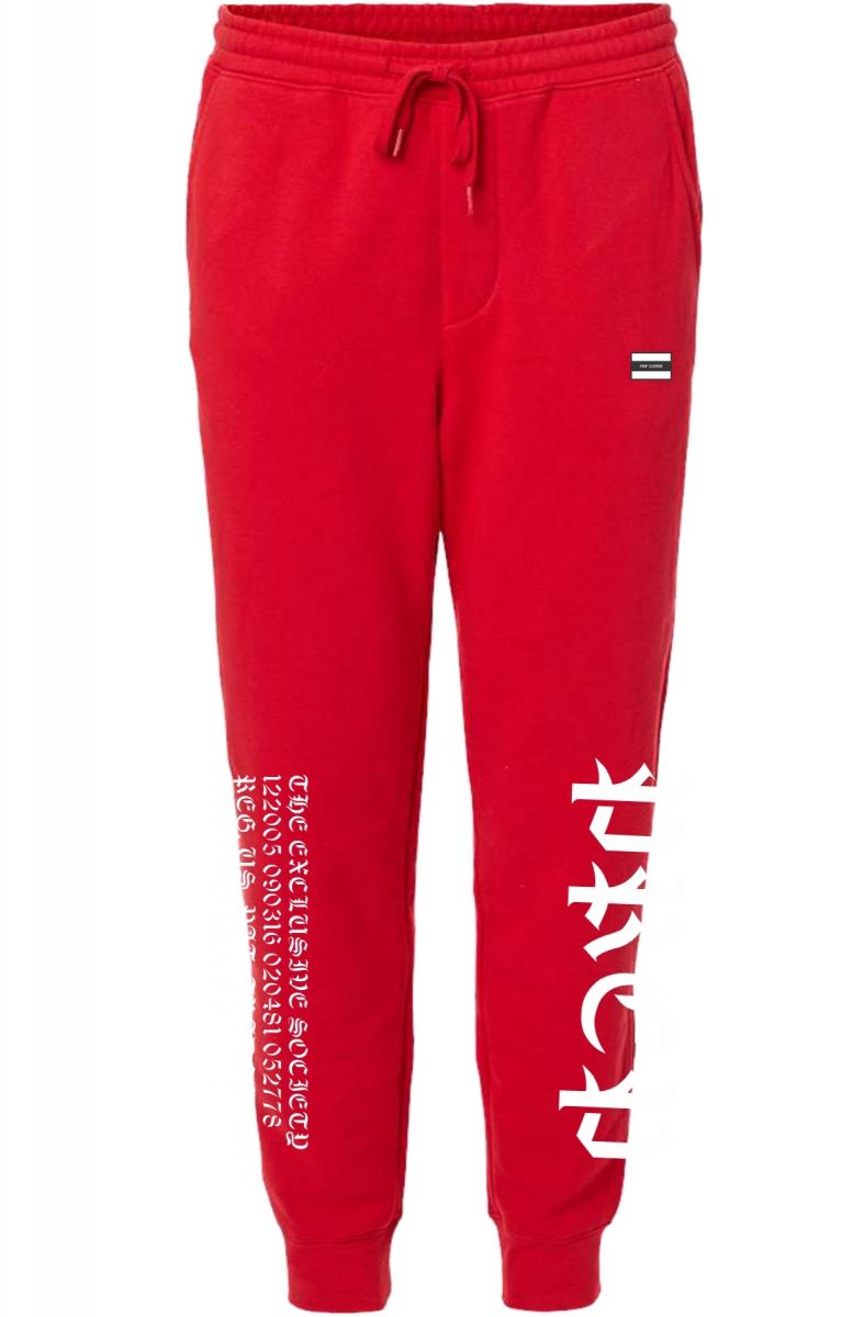 PREP COTERIE Exclusive Society Jogger PC-EXCLUSIVESOCIETYJOGGERRED ...