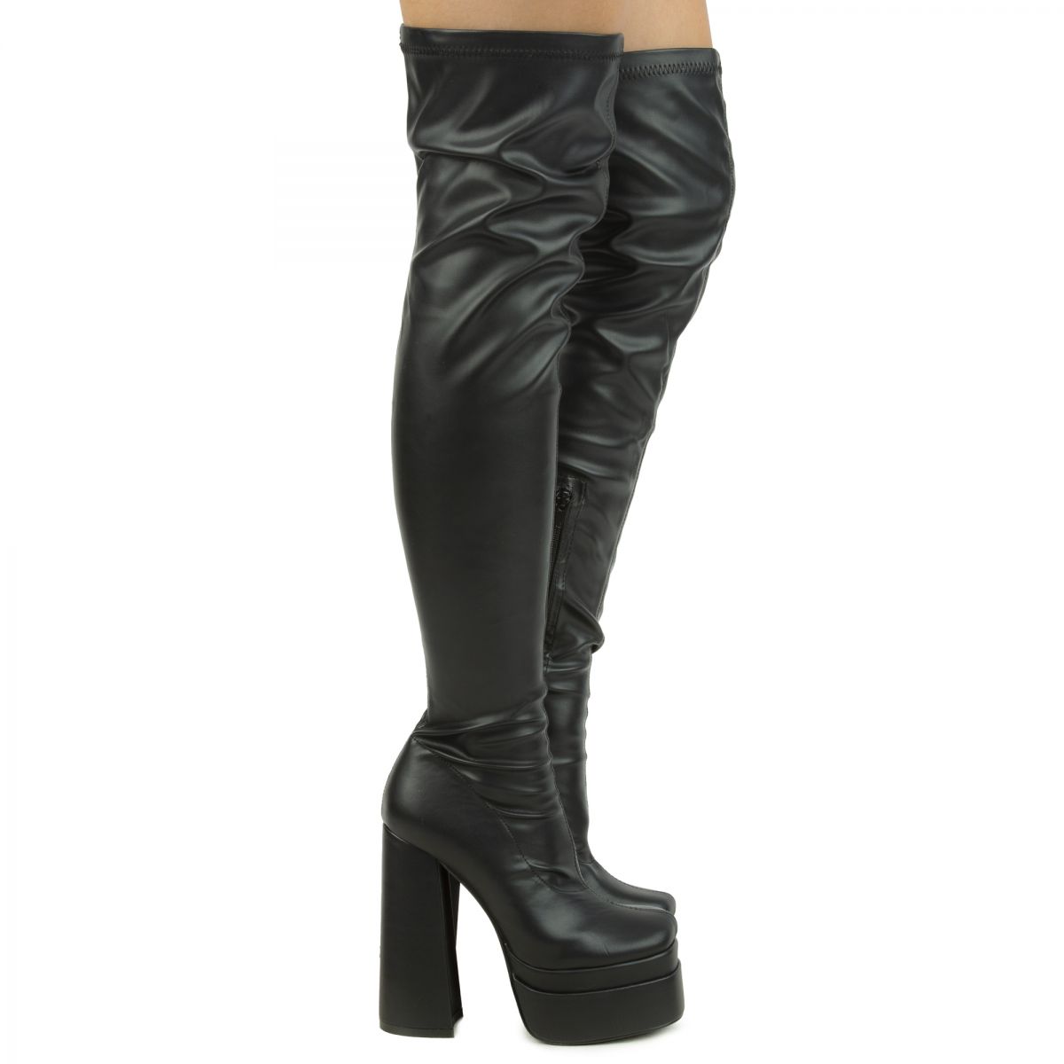 LILIANAS SHOES ARI-10 Thigh High Platform Boot ARI-10-BLK - Karmaloop