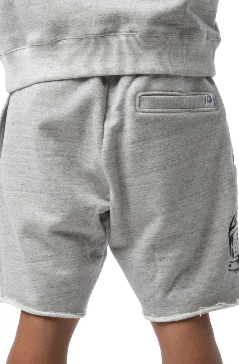 fleece sweat shorts mens