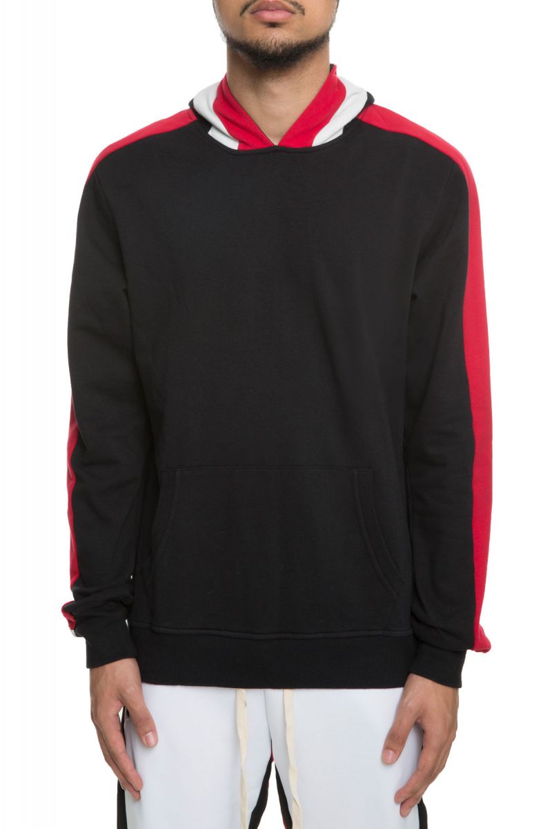 mens nike taped hoodie