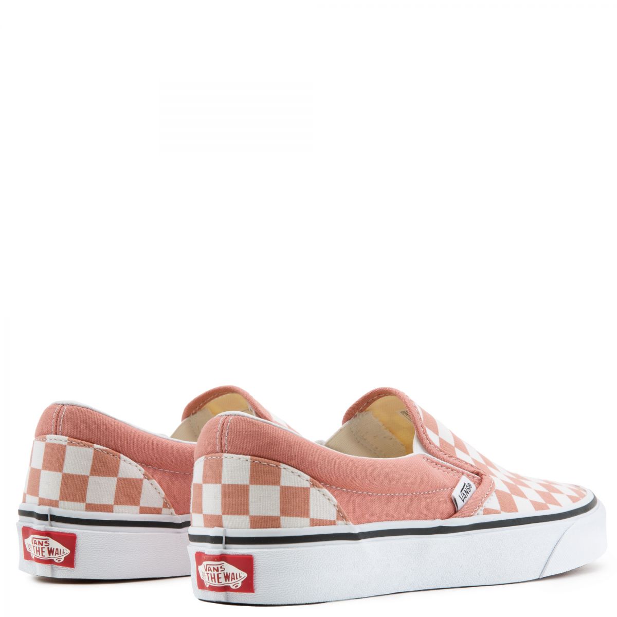 checkerboard classic slip on wide shoe