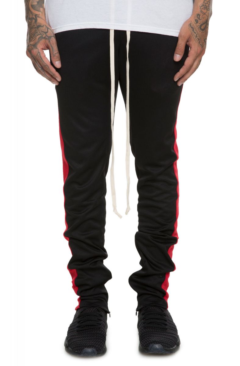 black and red eptm track pants