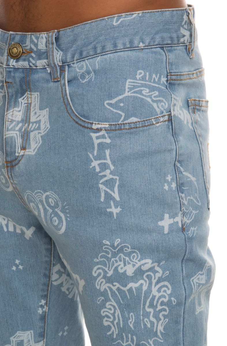 pink dolphin jeans