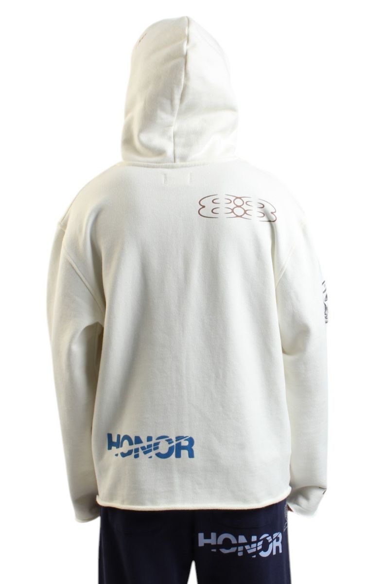 HONOR THE GIFT 1988 Full Zip Hoodie HTG250150WHT - Karmaloop