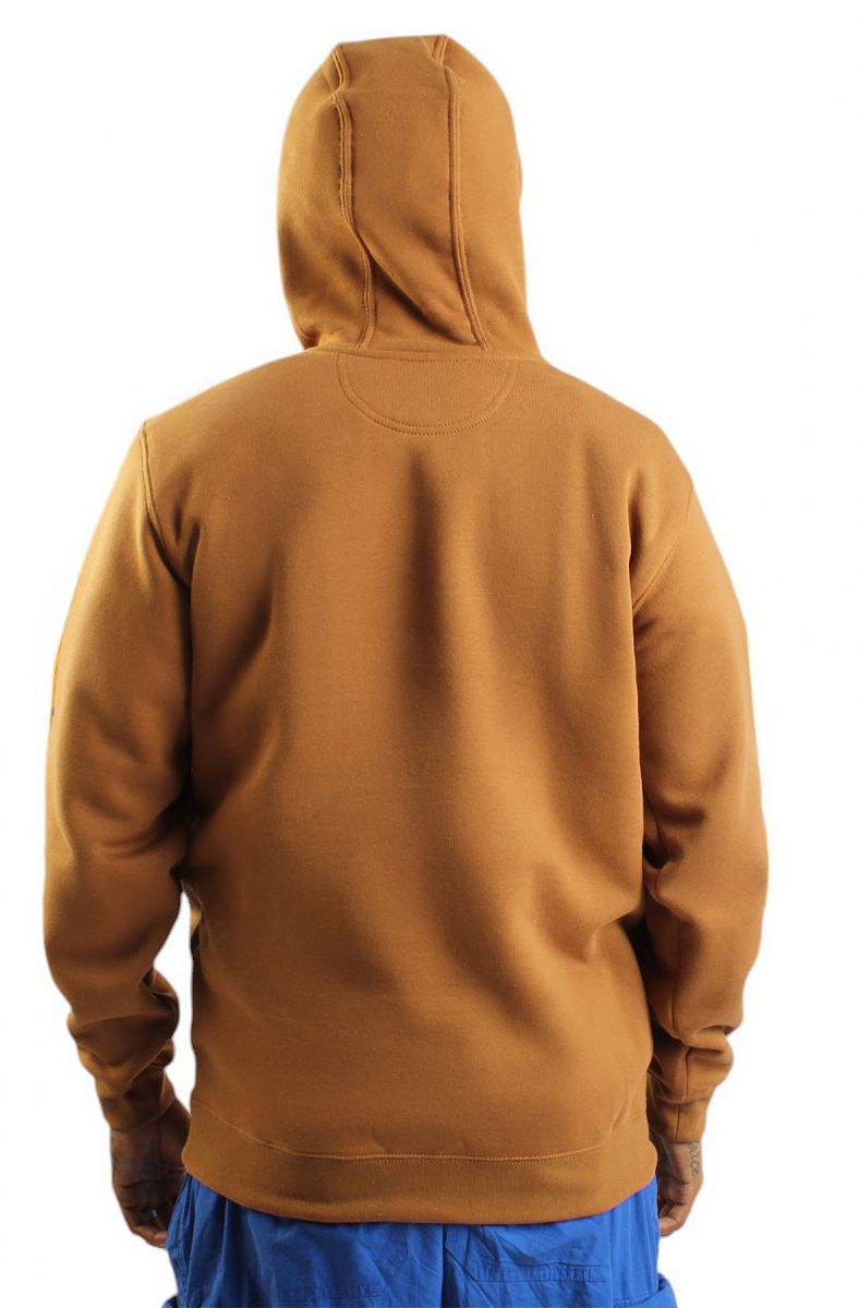 CARHARTT MW Signature Sleeve Logo Pullover Hoodie K288-BRN - Karmaloop