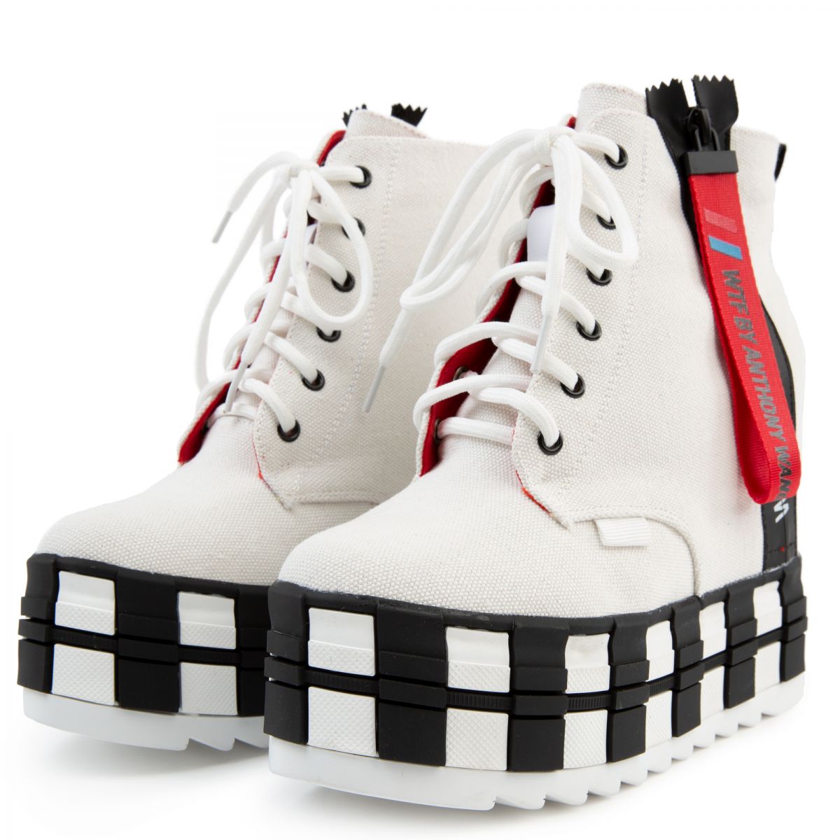 wishbone wedge sneakers