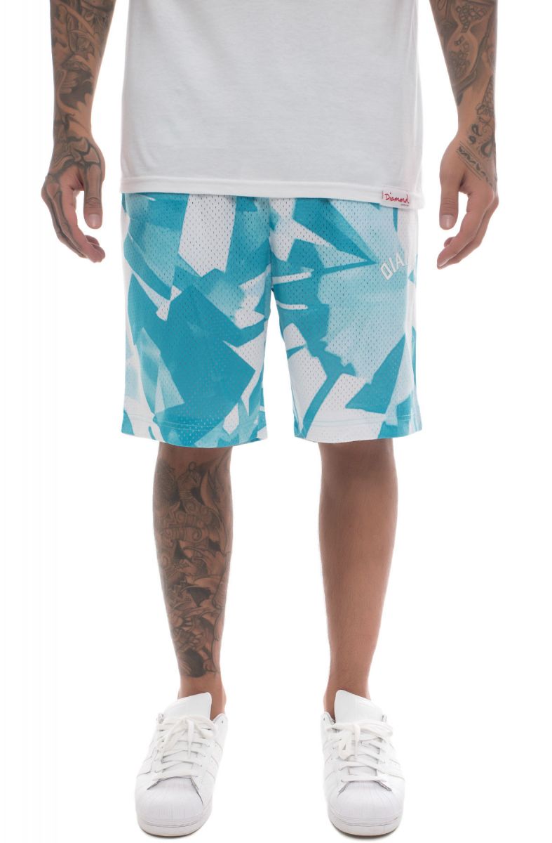 Diamond Supply Co Shorts Simplicity Basketball Diamond Blue