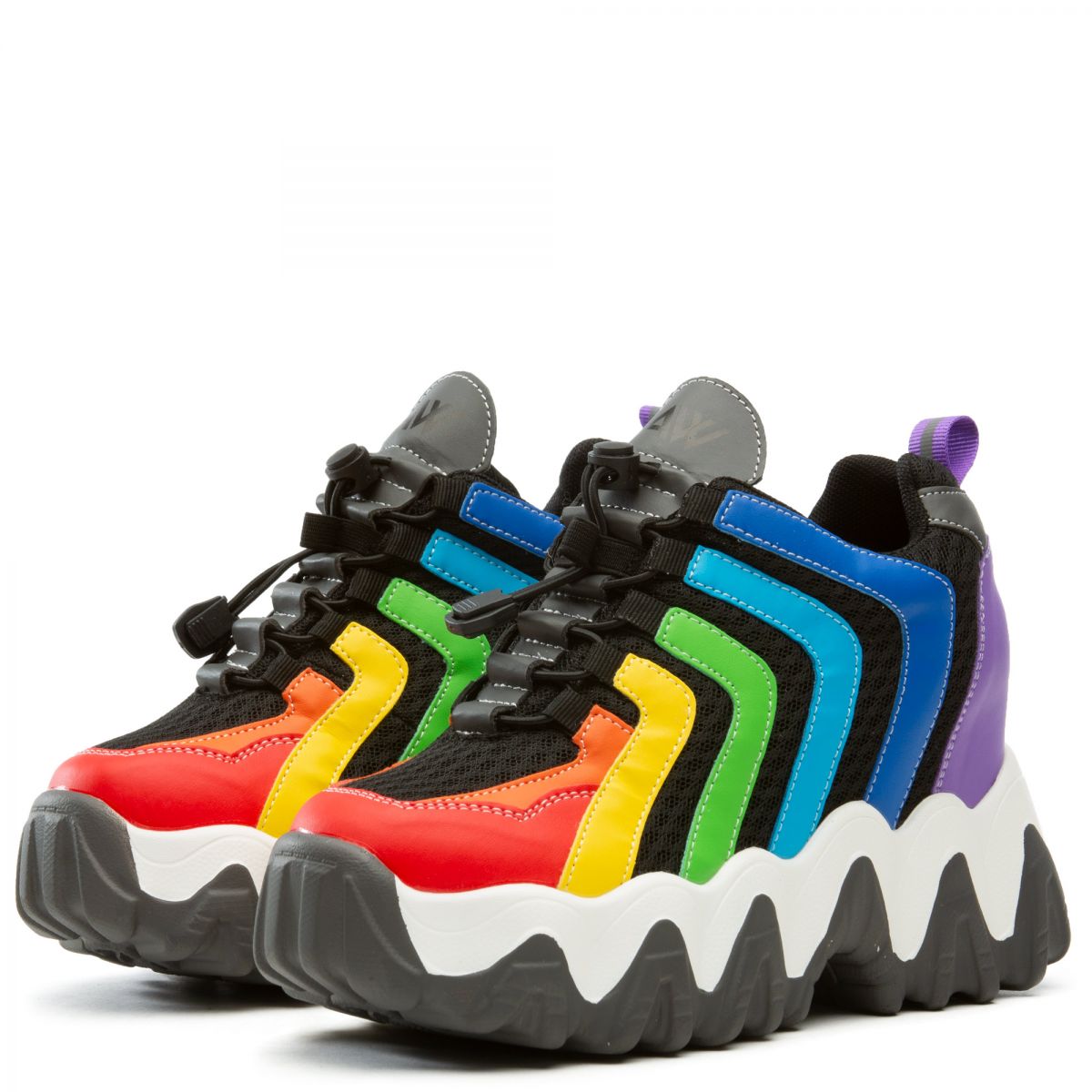 ANTHONY WANG Blackberry-02 Platform Sneakers BLACKBERRY-02-RAINB