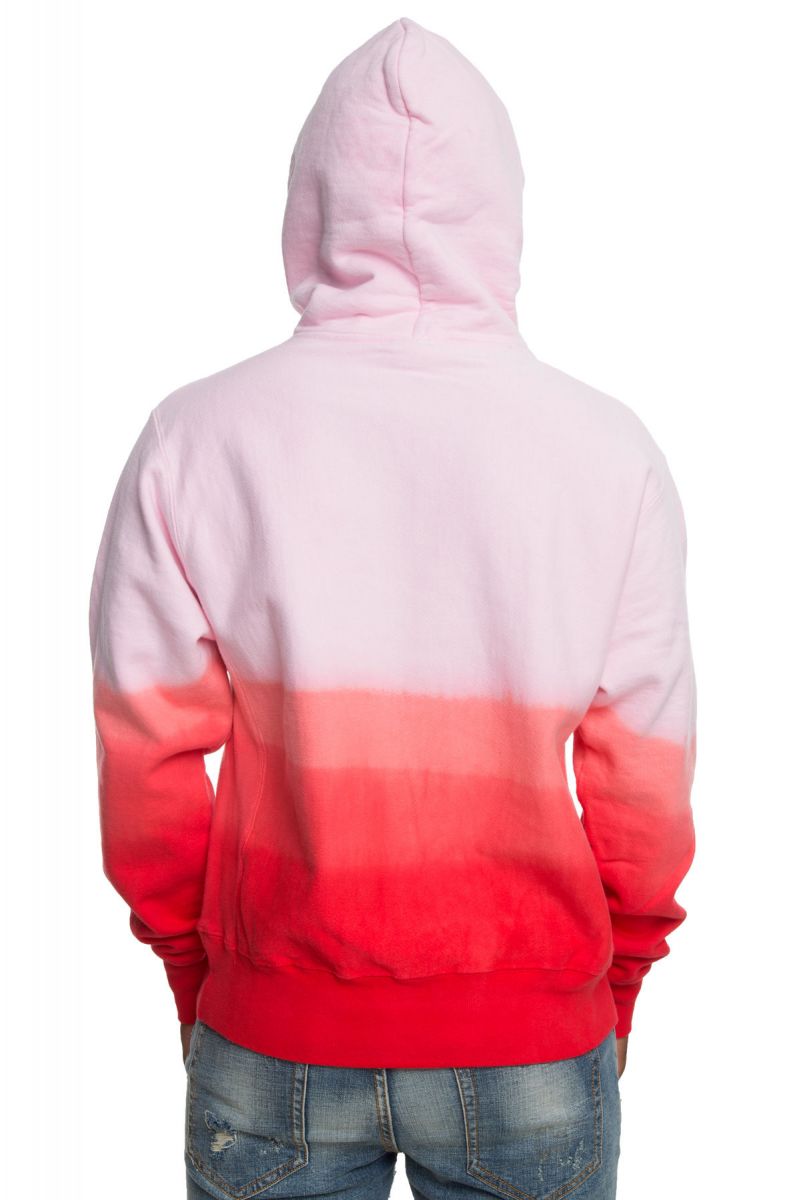 CHAMPION The Ombre Dip Dye Reverse Weave Chainstitch Pullover Hoodie in