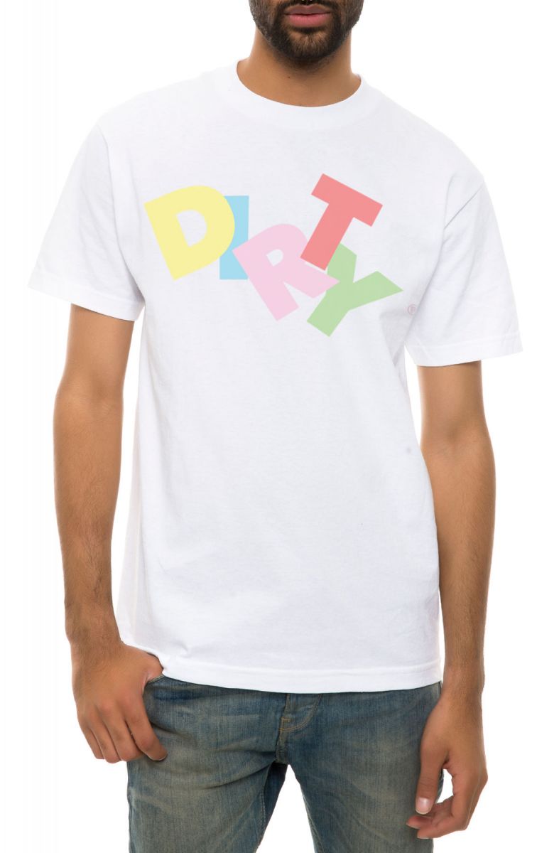 DIRTY BY SJAYY The Dirty Corporation Tee in White SV-DIRTYCORP-TEE-WHT
