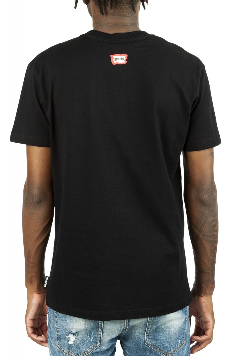 ICE CREAM Metal Fingers Doom Short Sleeve Tee 421-3204-BLK - Karmaloop