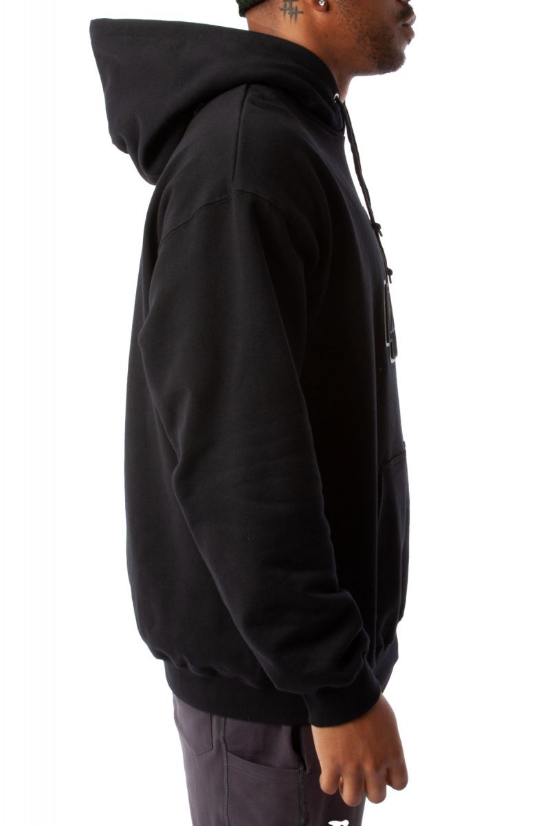 XLARGE JAPAN Brushed Embroidery Logo Hoodie 101221012019-BLK