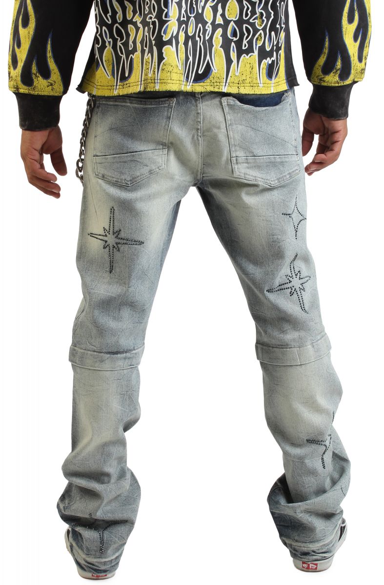 SMOKE RISE Hazelton Straight Jeans JP25626SKZ-HBLUE - Karmaloop