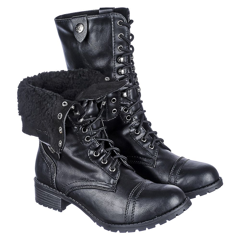 fold down boots women's