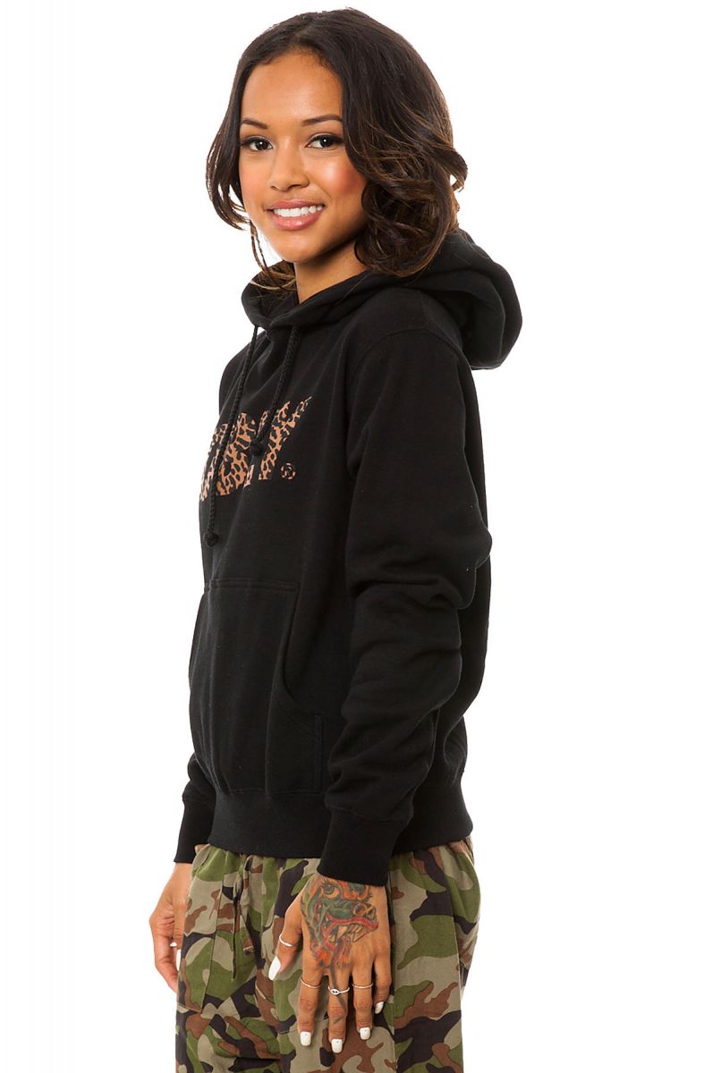 obey cheetah print sweatshirt