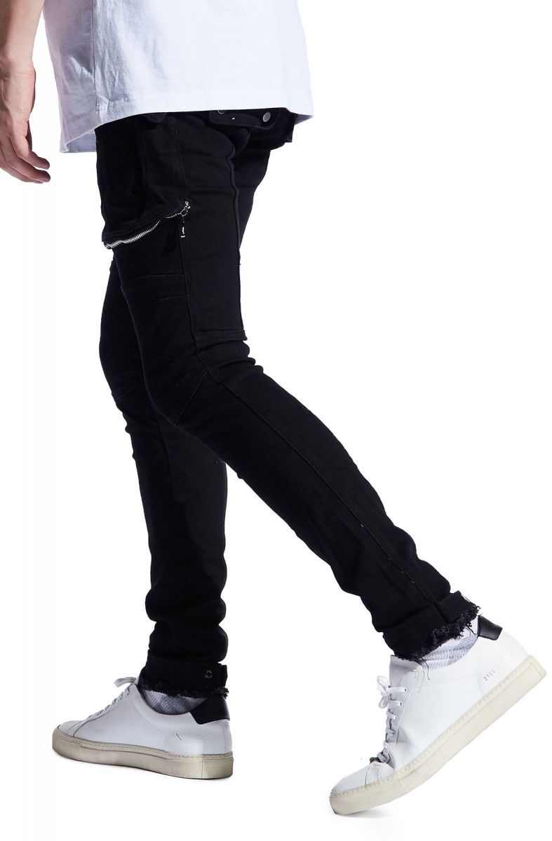 EMBELLISH Bickerstaff Cargo Pants in Black EMBF119-133 - Karmaloop