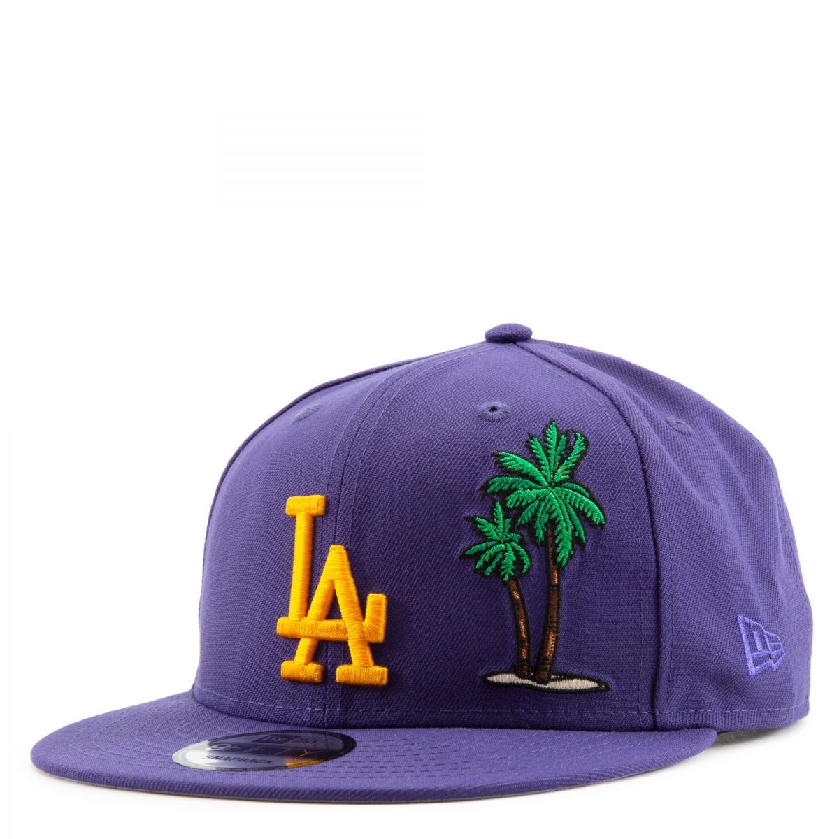 New Era Los Angeles Dodgers LA Fitted Hat 7 5/8 Black White Lebron Kobe  Lakers 