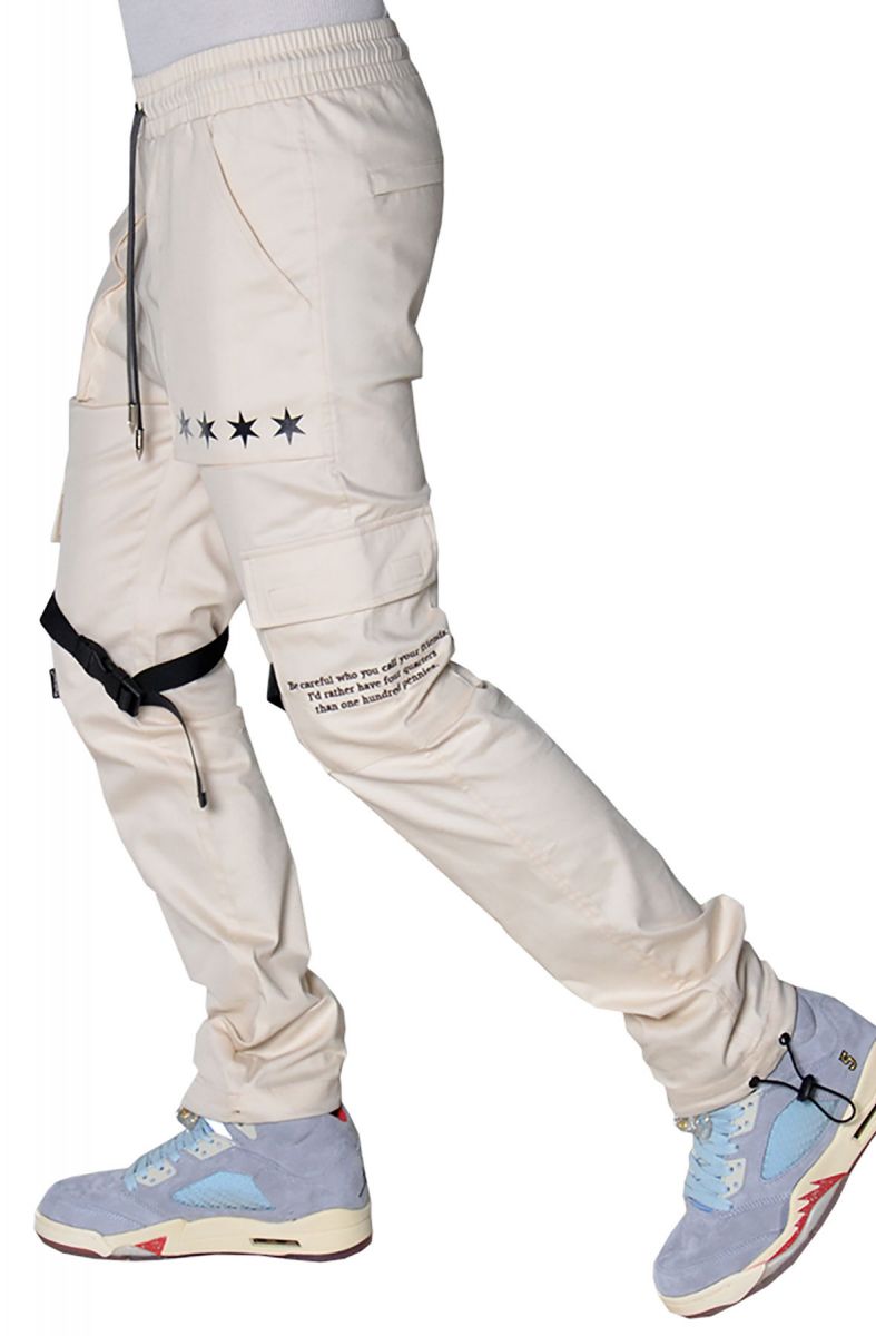 flared cargo pants mens