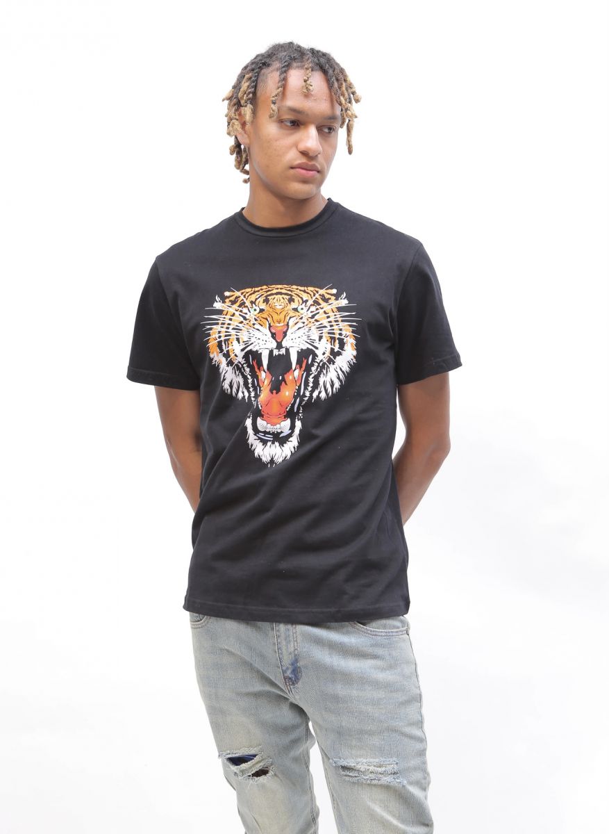 NOKWAL Angry Tiger T-Shirt - Black NKWL-BCE579 - Karmaloop