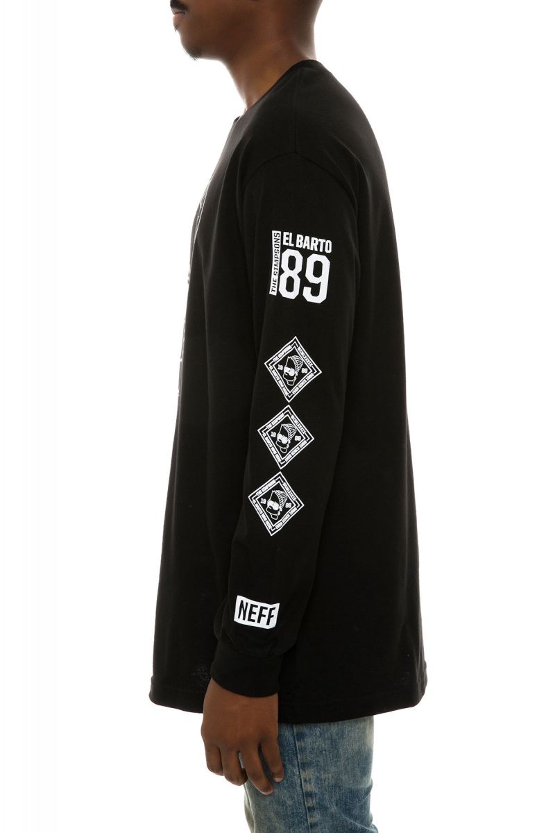 Bonnet/Bob Neff The Simpsons - Modèle Bart Headwear - Noir - Taille Unique - 2015 Rare