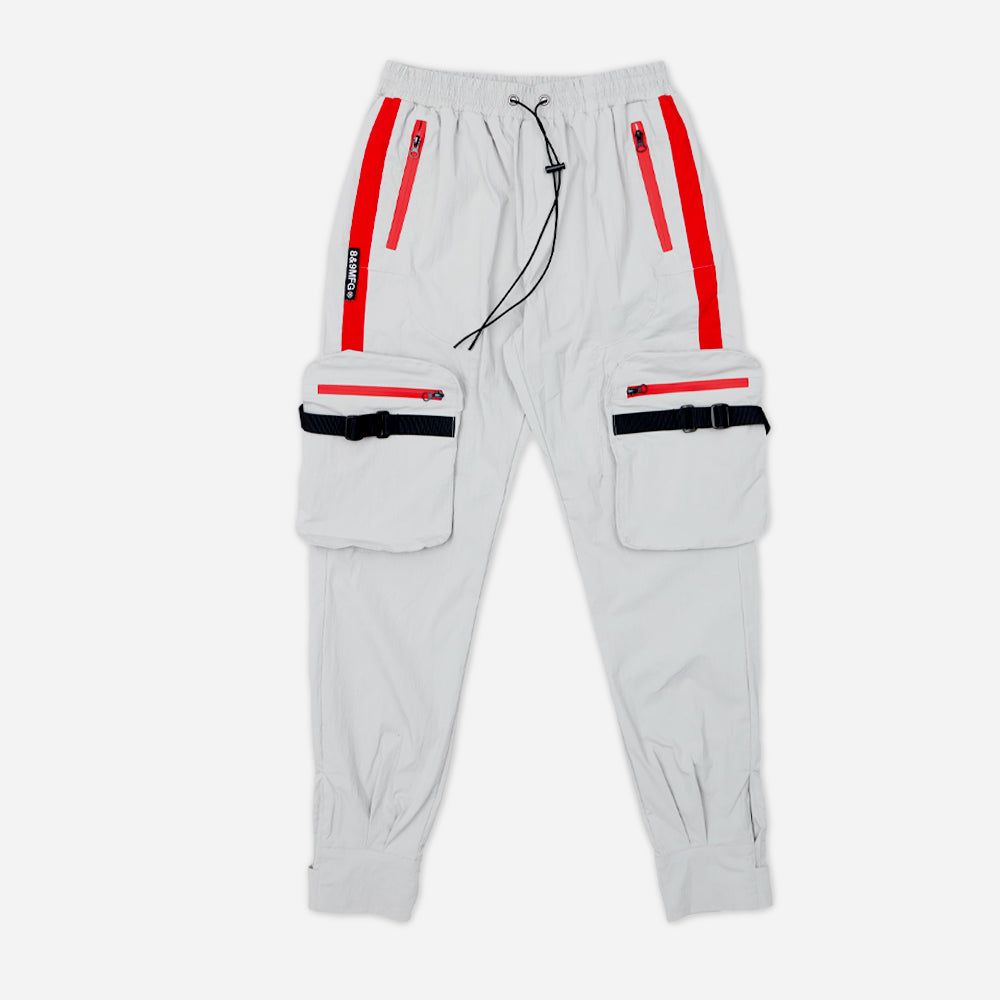 8&9 MFG CO. Campaign Nylon Pants Grey RD PSCAMGRYR-RED