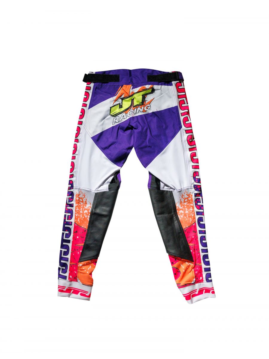 JT RACING 90s Swash Paint Pink/Purple MX Pants JTR-519AD3 - Karmaloop