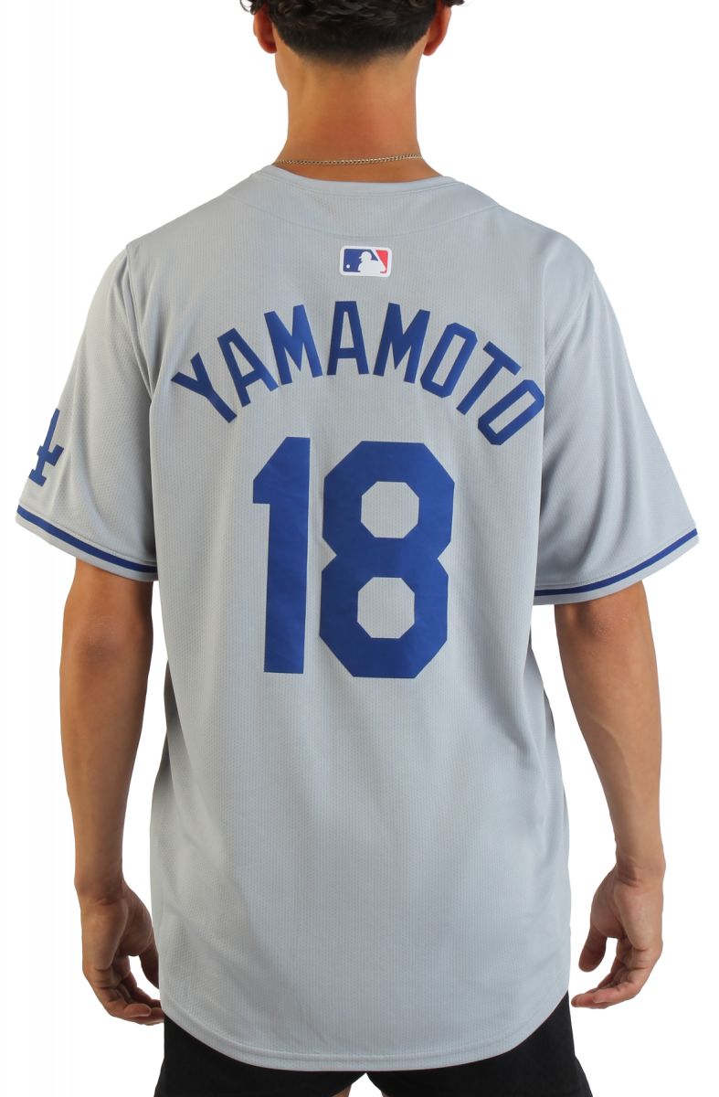 Nike Dodgers ユニフォーム YAMAMOTO 18 FANATICS Nike Los Angeles Dodgers Yamamoto #18 Limited Jersey T7LM