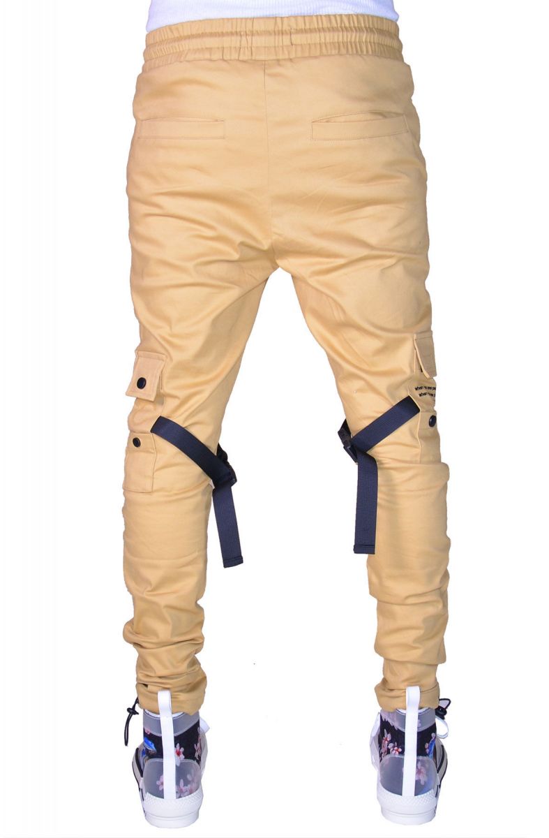 sand coloured joggers