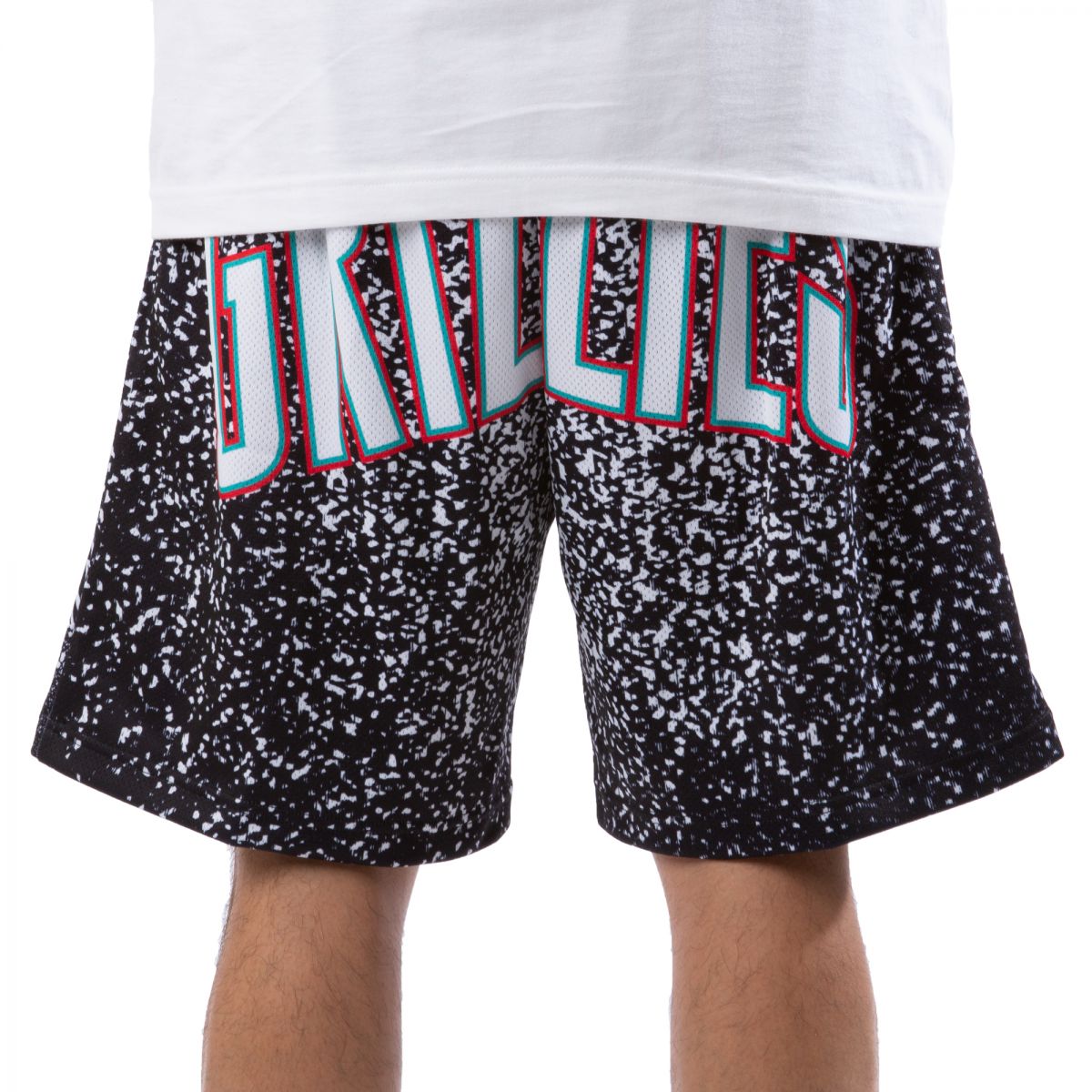 Vancouver Grizzlies Classic White Basketball Shorts