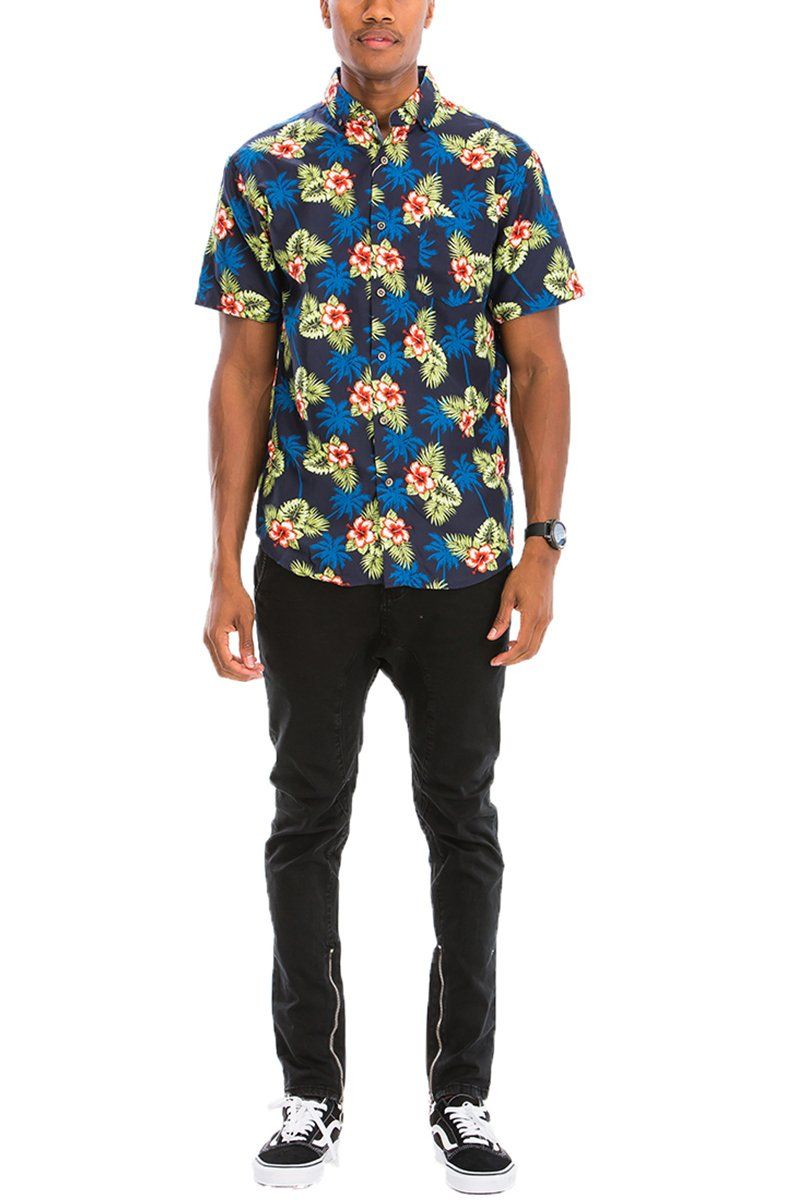 WEIV PRINT BUTTON DOWN SHIRT WS7013 - Karmaloop