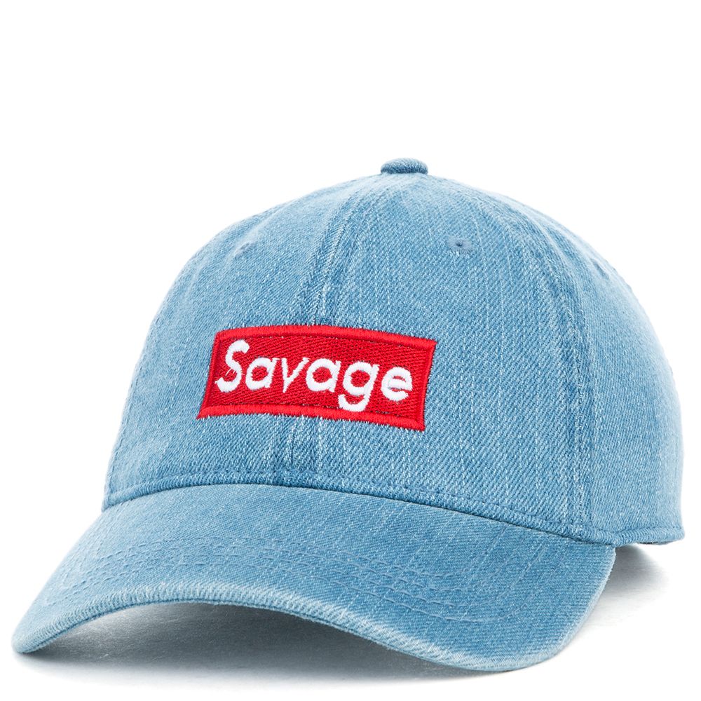 denim dad cap