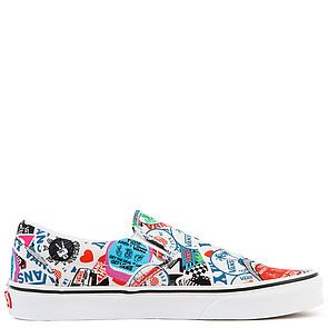 VANS Men's Classic Slip-On Mash Up in Stickers/True White VN0A38F7VFV ...