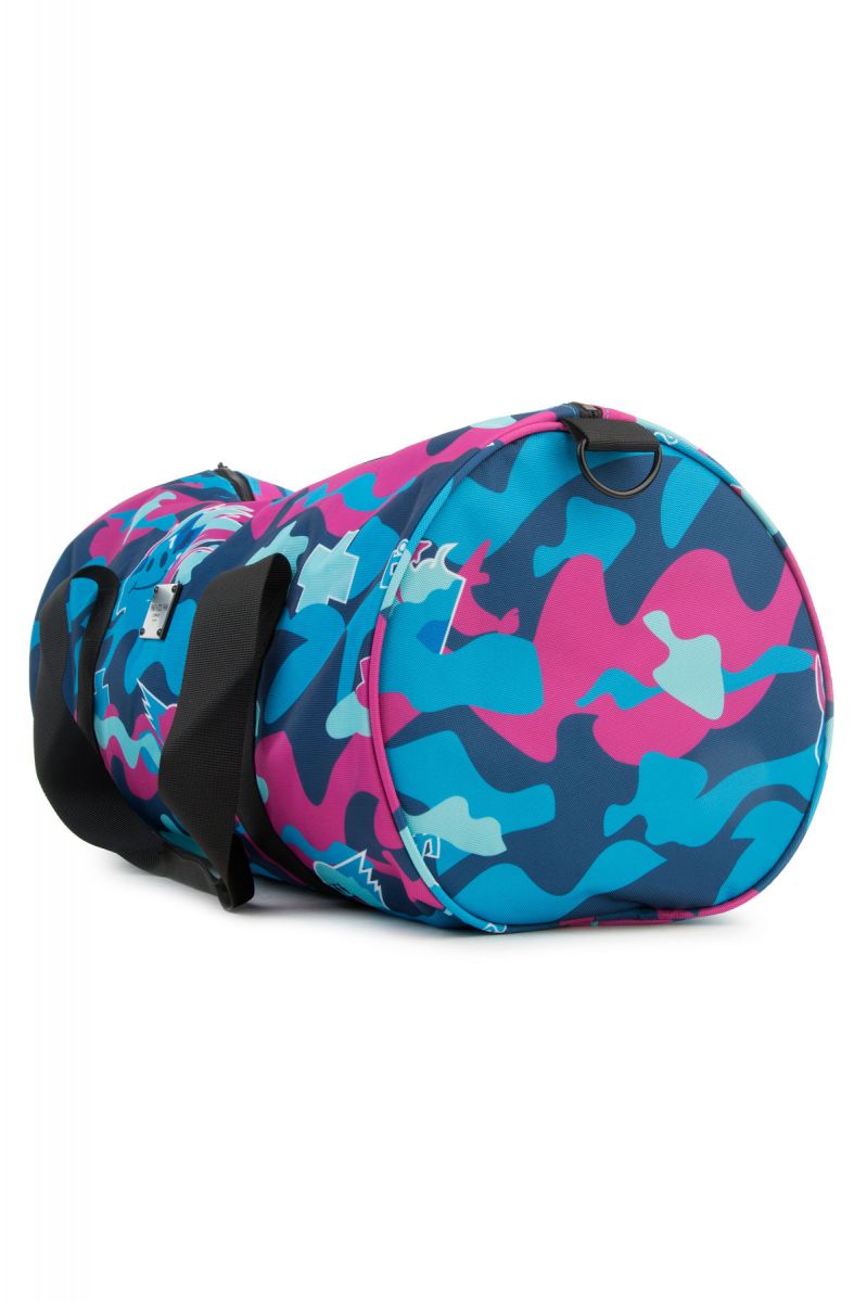 PINK DOLPHIN The Camo Duffle Bag in Multi OH11808CBMU Karmaloop