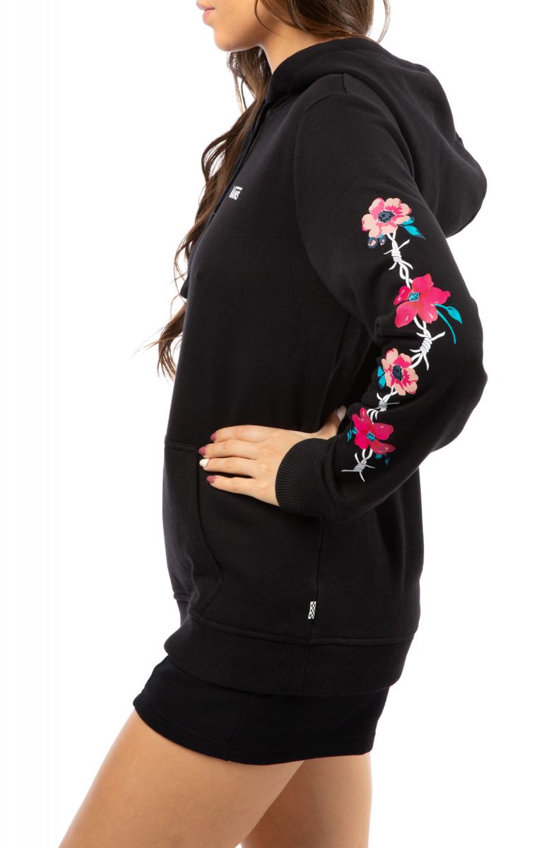 Barbed Floral Hoodie VN0A4S9DBLK