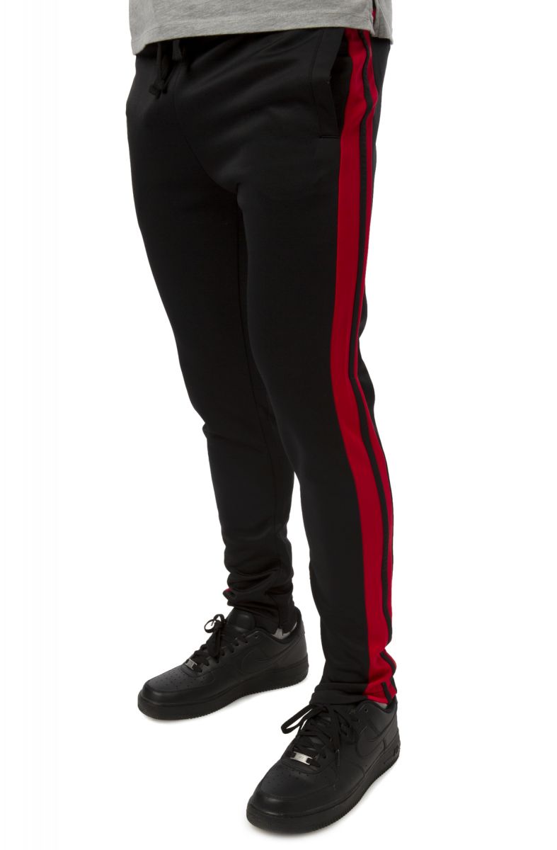 double stripe track pants