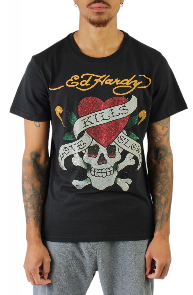 Ed hardy skull top t shirt