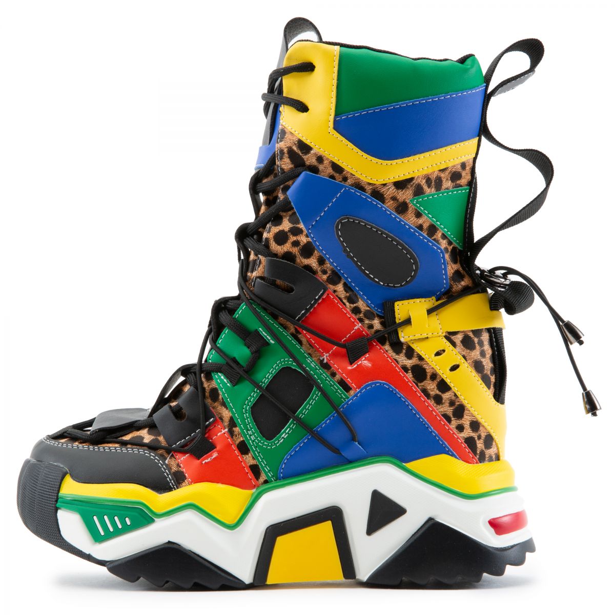 ANTHONY WANG Damson-09 Platform Sneakers DAMSON-09-LEOP - Karmaloop