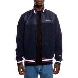 sherpa baseball jacket