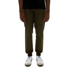 Rustic Dime Pants The Sunset Jogger in Stretch Olive Twill Green