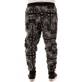 black bandana pants mens