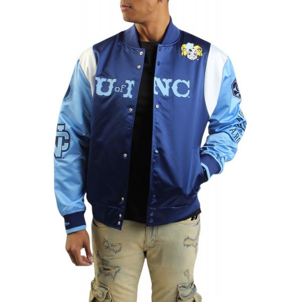 MITCHELL & NESS NCCA NORTH CAROLINA VINTAGE LOGO JACKET JK9196