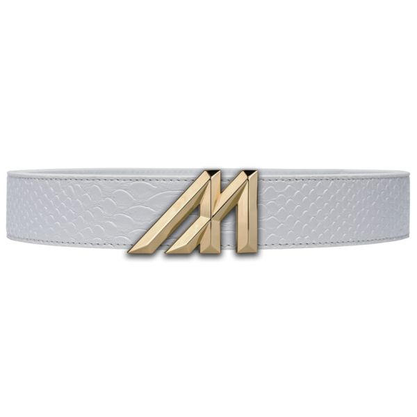 MINT Crocodile Belt MNT-764994-BLACK-GEMGOLD - Karmaloop